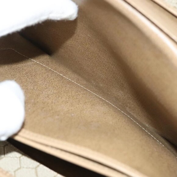 Christian Dior Chain Shoulder Bag Leather Beige Gold Auth BA2983 - Picture 13 of 16